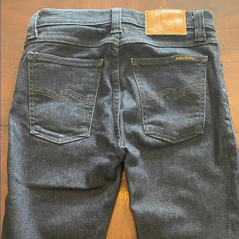 Nudie Jeans Sz 28 Deep Indigo Skinny Jeans - Picture 11 of 11